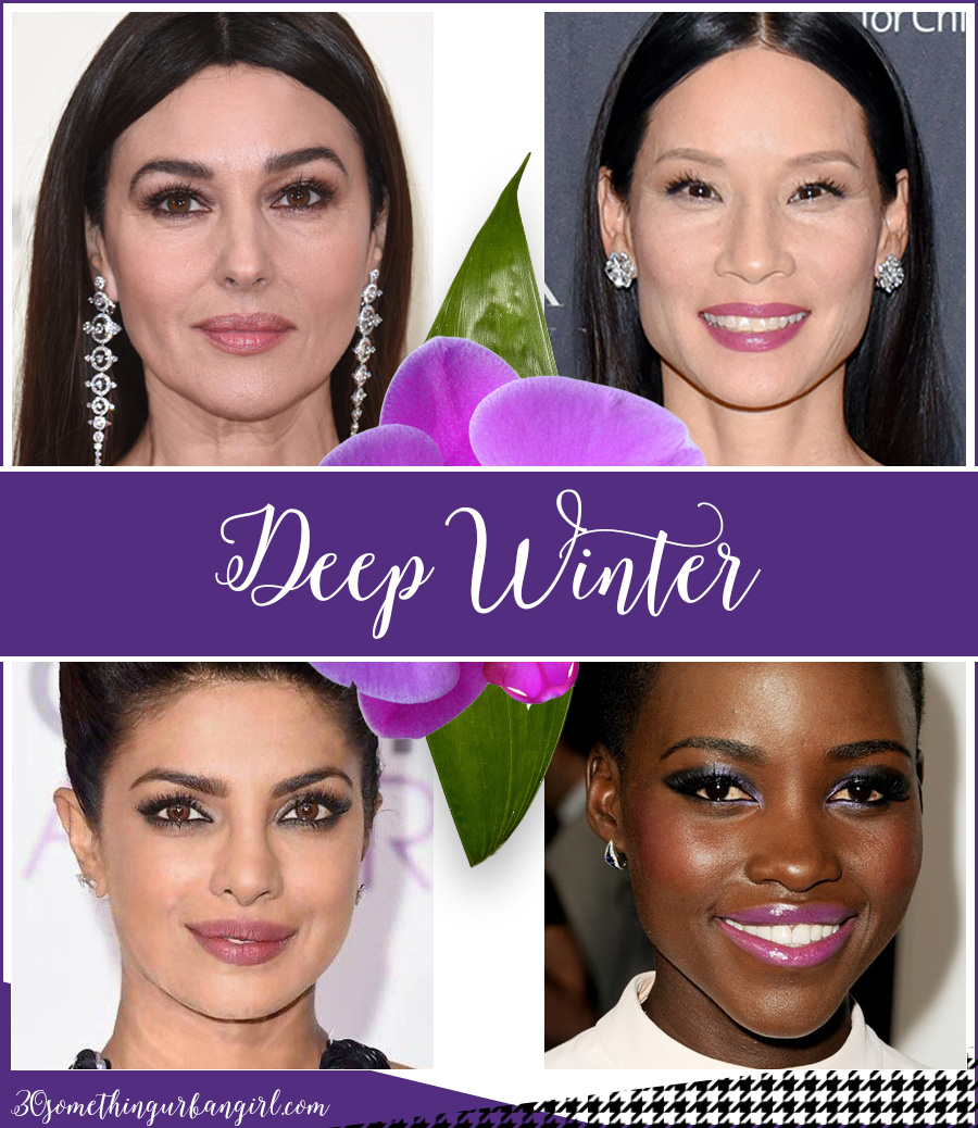 Deep Winter seasonal color celebrities by 30somethingurbangirl.com