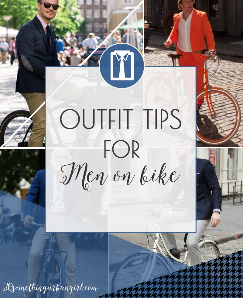 Colorful outfit tips for men on bike