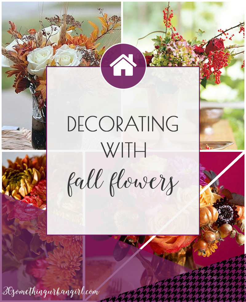 Lovely decorating ideas with fall flowers