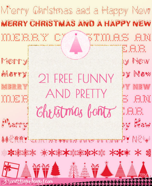 21 free pretty and funny Christmas fonts
