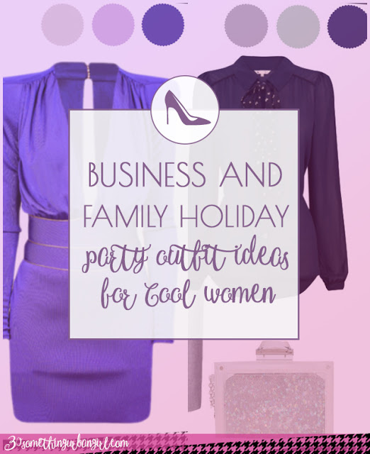 Business and family holiday party outfit ideas for Cool Summer and Cool Winter women