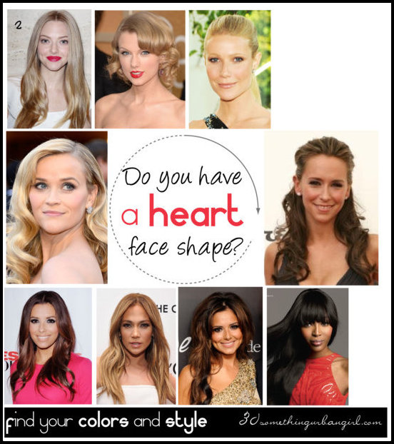 Do you have a hear face shape? Best hairstyles with celebrity examples, jewelry and frames