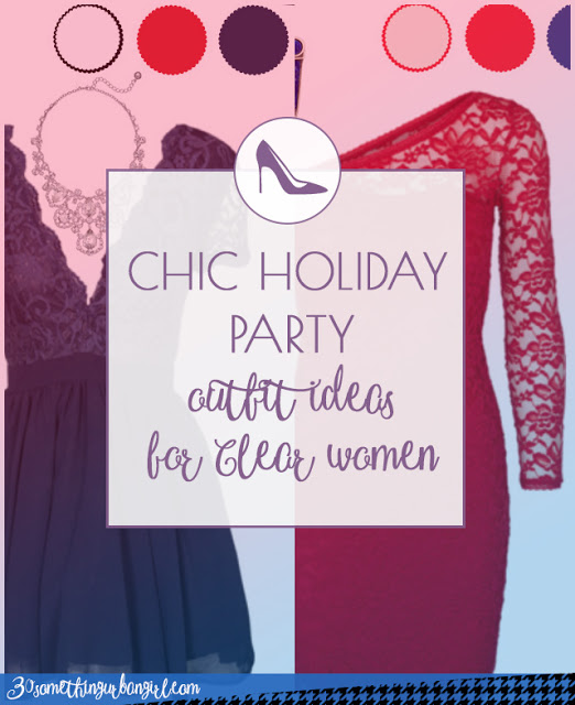 Chic holiday party outfit ideas for Clear Spring and Clear Winter women