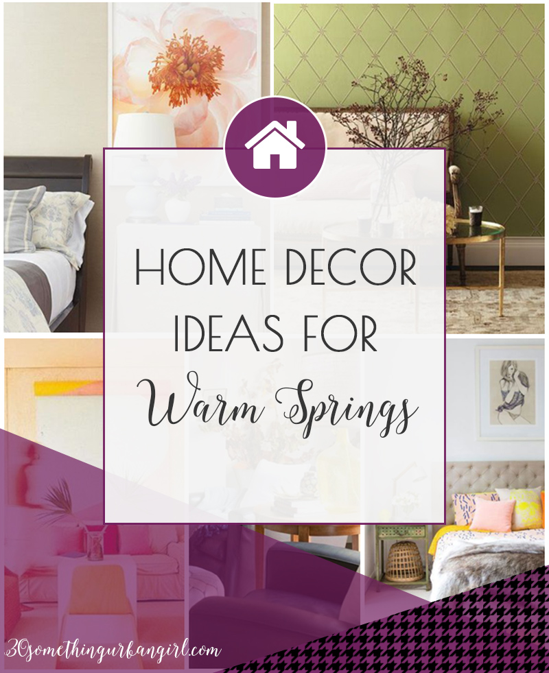 Home decor and color palette ideas for Warm Spring women