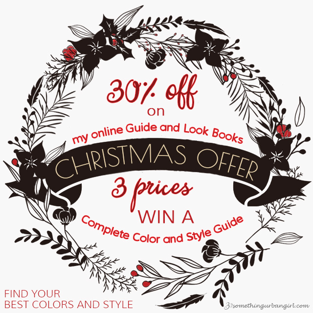 Christmas offer - discount for online seasonal color analysis Guides