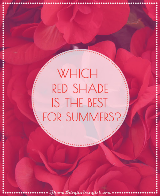 The best red shades with outfit tips for Summer seasonal color women