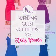 Wedding guest outfit tips for Clear Spring and Clear Winter women