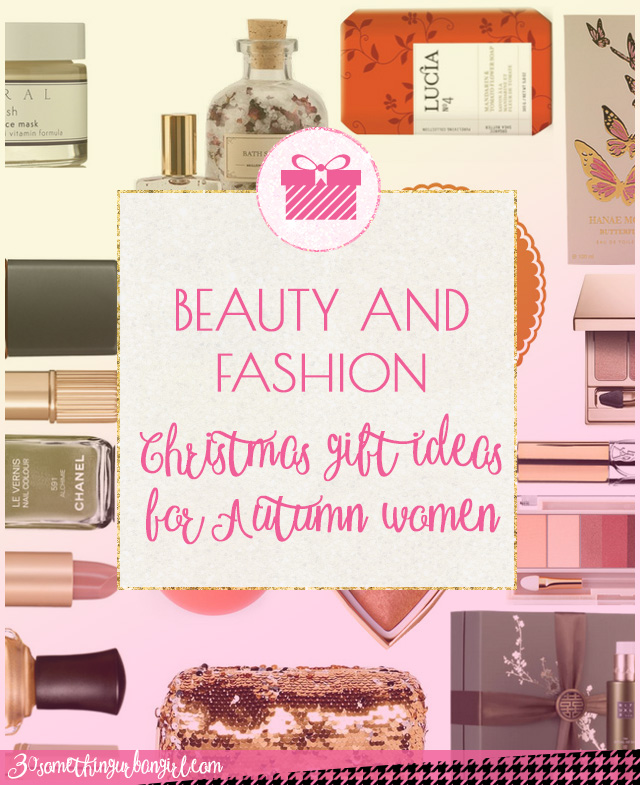 Beauty and fashion gift ideas for Christmas for Autumn seasonal color women