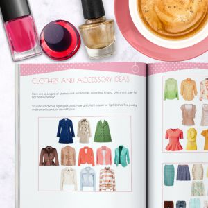 Basic Color and Style Guide shop promo photo with mini style guide inside