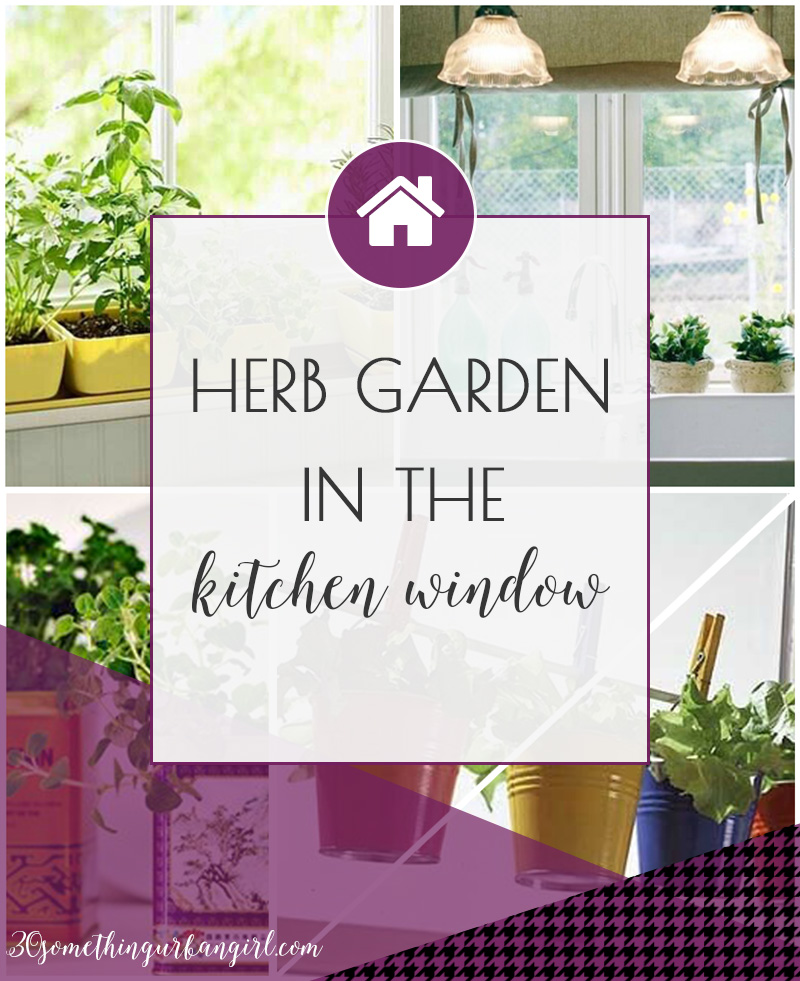 How to style a lovely herb garden in the kitchen window