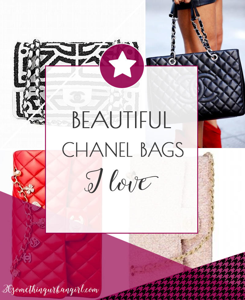 A lovely collection of pretty Chanel bags