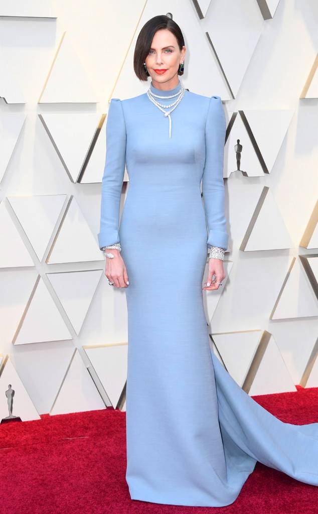 Charlize Theron in Dior at the Oscars 2019