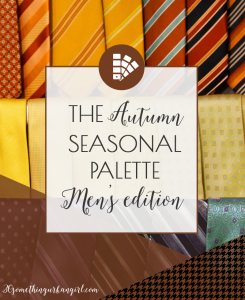 Learn more about the Autumn seasonal color palette ~ men's edition on 30somethingurbangirl.com