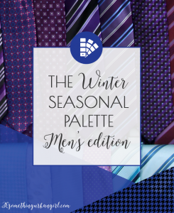 Learn more about the Winter seasonal color palette ~ men's edition on 30somethingurbangirl.com