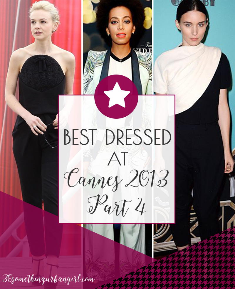 Best dressed at Cannes 2013, part 4 with chic outfits and suits, list by 30somethingurbangirl.com