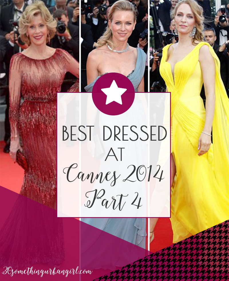 Best dressed at Cannes 2014, part 4 with colorful dresses, list by 30somethingurbangirl.com